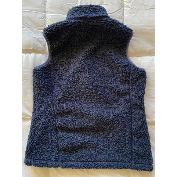 Orvis Navy Sherpa Fleece Vest EUC size M - Picture 3 of 3